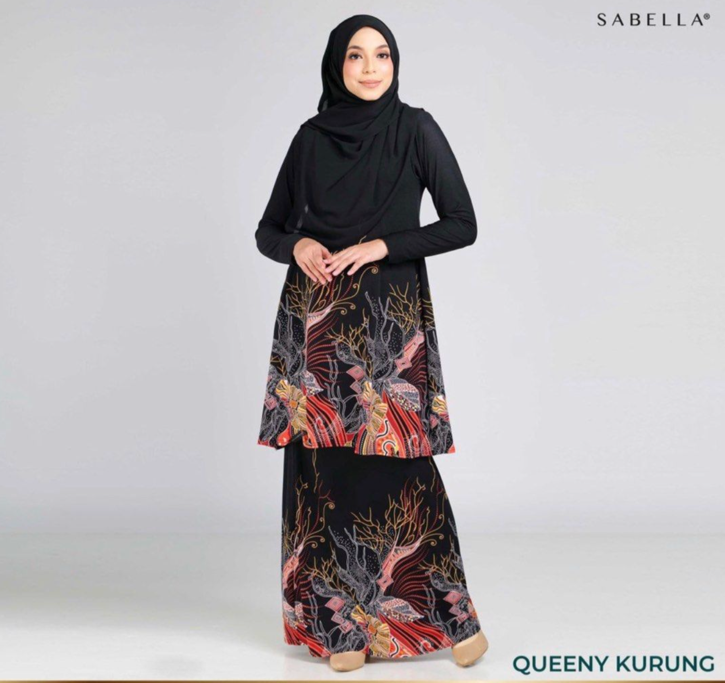 baju kurung sabella