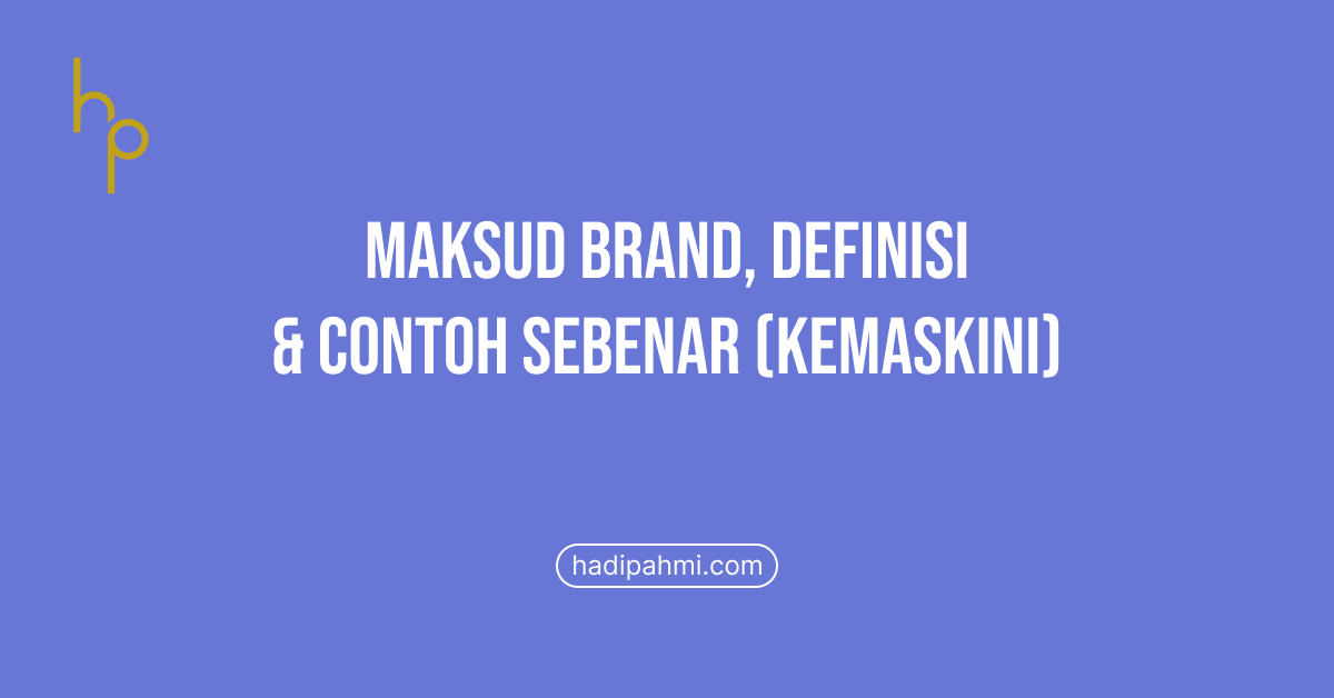 maksud brand