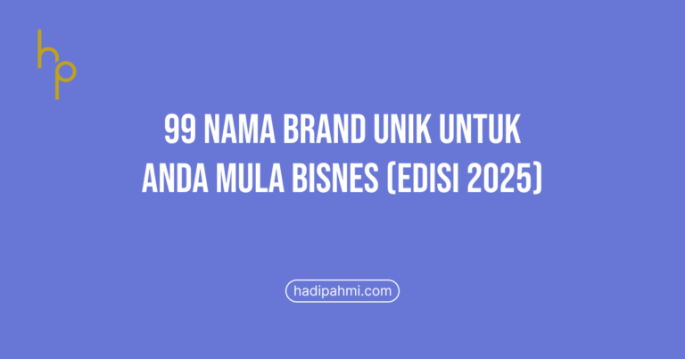 nama brand unik