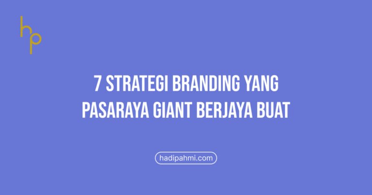 strategi branding pasaraya giant